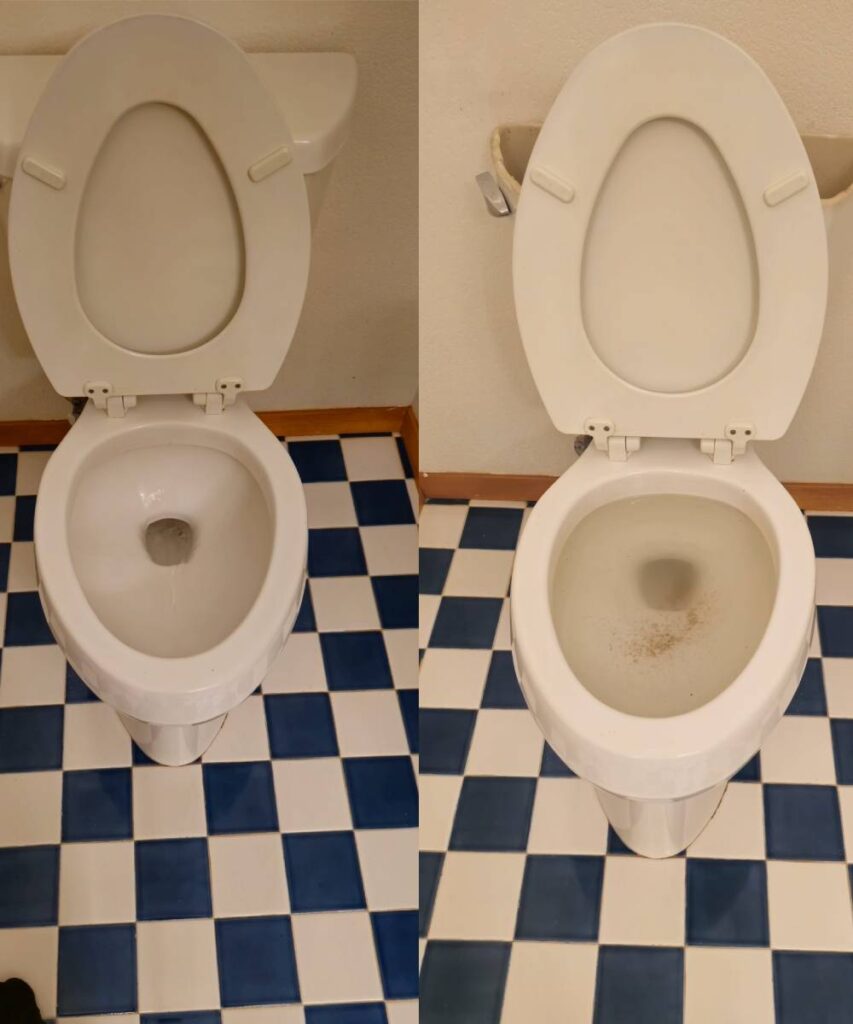 Clogged toilet in Seattle home in need of urgent plumbing repair
