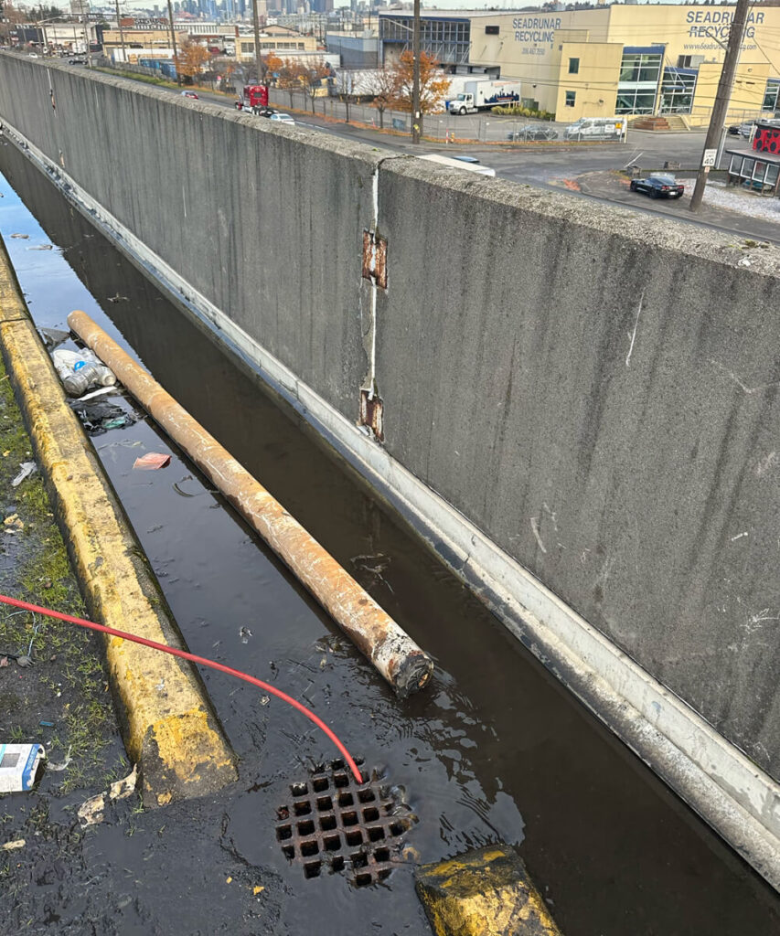 KnightRooter truck at Lynnwood cleanout