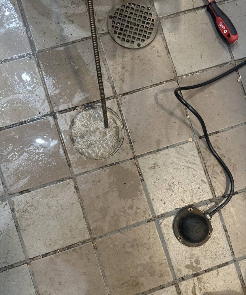 hydro-jetting results in Snohomish County sewer line